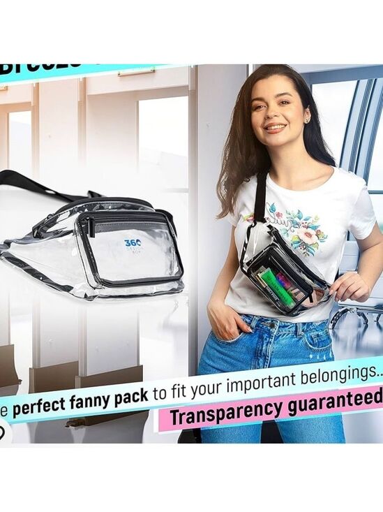 Handbags - Clear Fanny Pack 💗Stadium Approved | Clear Bag for Concerts